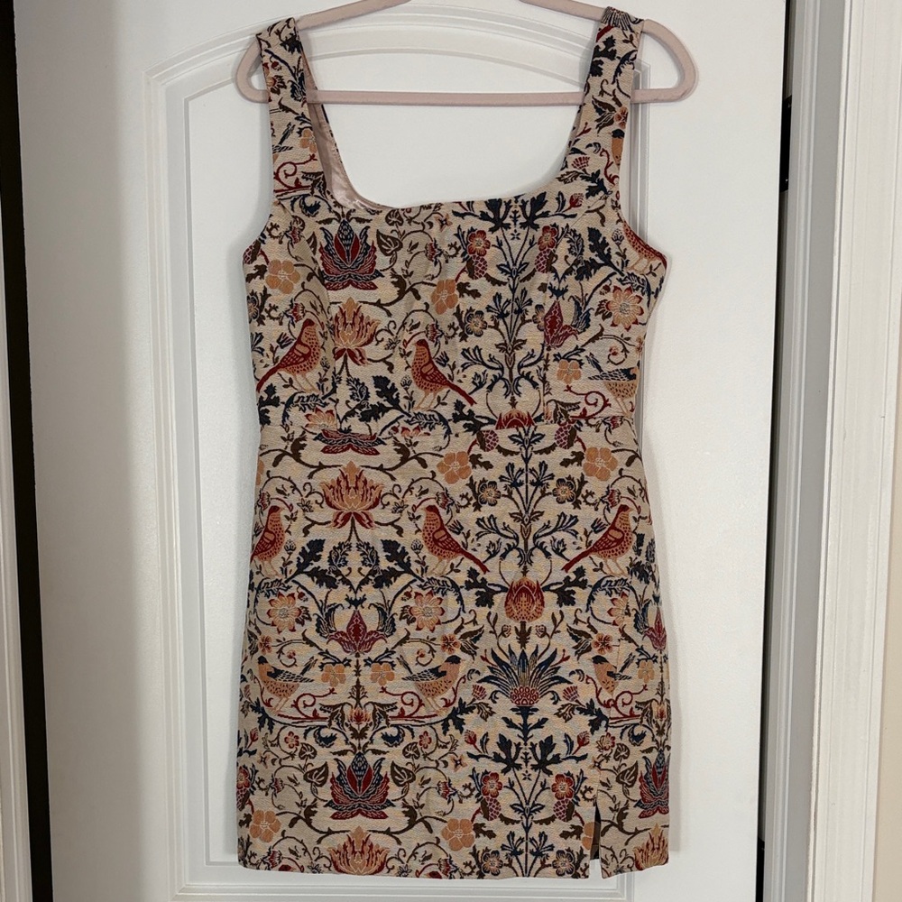 Avec Les Filles Women’s Brocade Mini Sheath Dress Size 10
